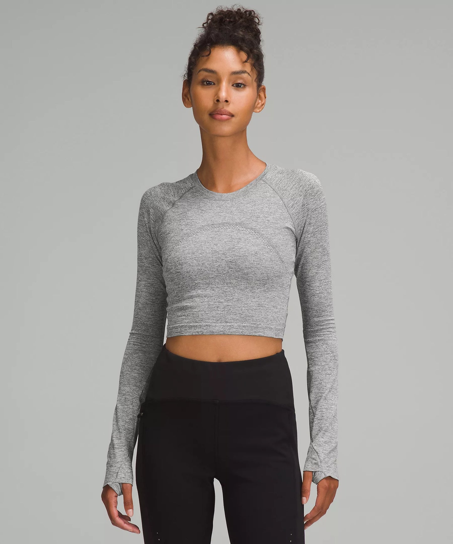 Lulu PRC Promo - Swifty Tech Long Sleeve Cropped - $78