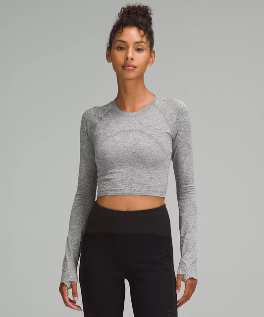 Lulu PRC Promo - Swifty Tech Long Sleeve Cropped - $78