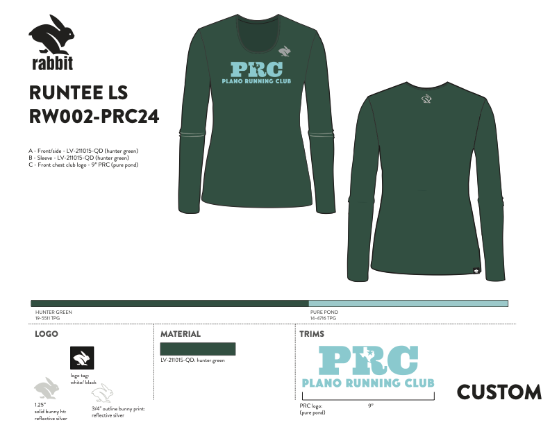 PRC Women’s Rabbit Hunter Green LS Shirt